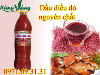 dầu điều đỏ nguyên chất