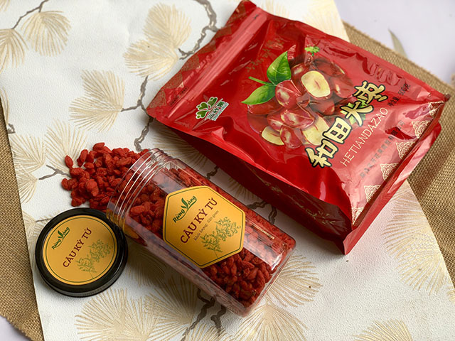 combo táo đỏ kỷ tử