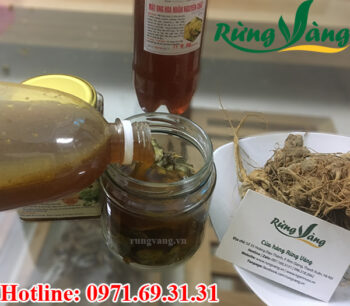 tam thất và mật ong chất lượng cao