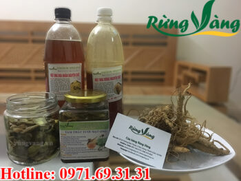 tam thất tươi thái lát ngâm mật ong