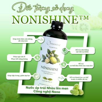 Nước ép nhàu lên men nano NONISHINE 500ml